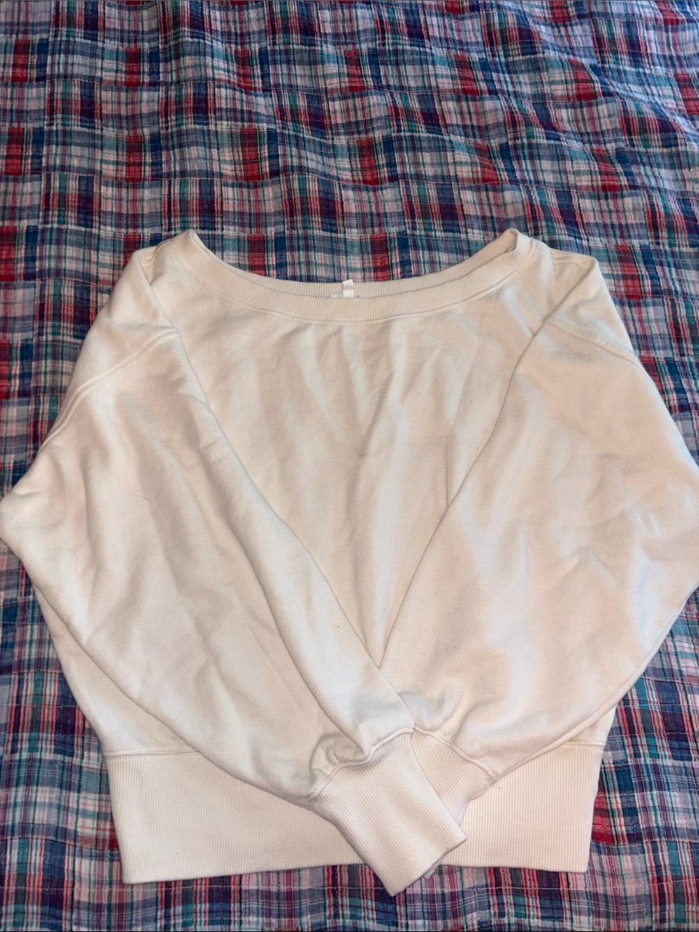 NWOT aerie Cream Crewneck Sweatshirt